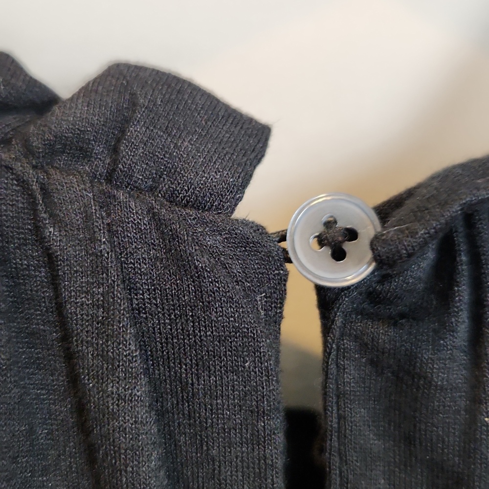 Boden Yoke Detail Jersey Midi Dress‎ in Black Size 10 - Picture 13 of 14